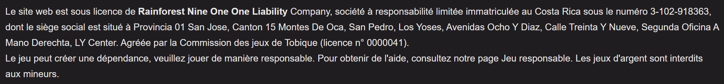 PlaceBet Casino Sécurité et Licences