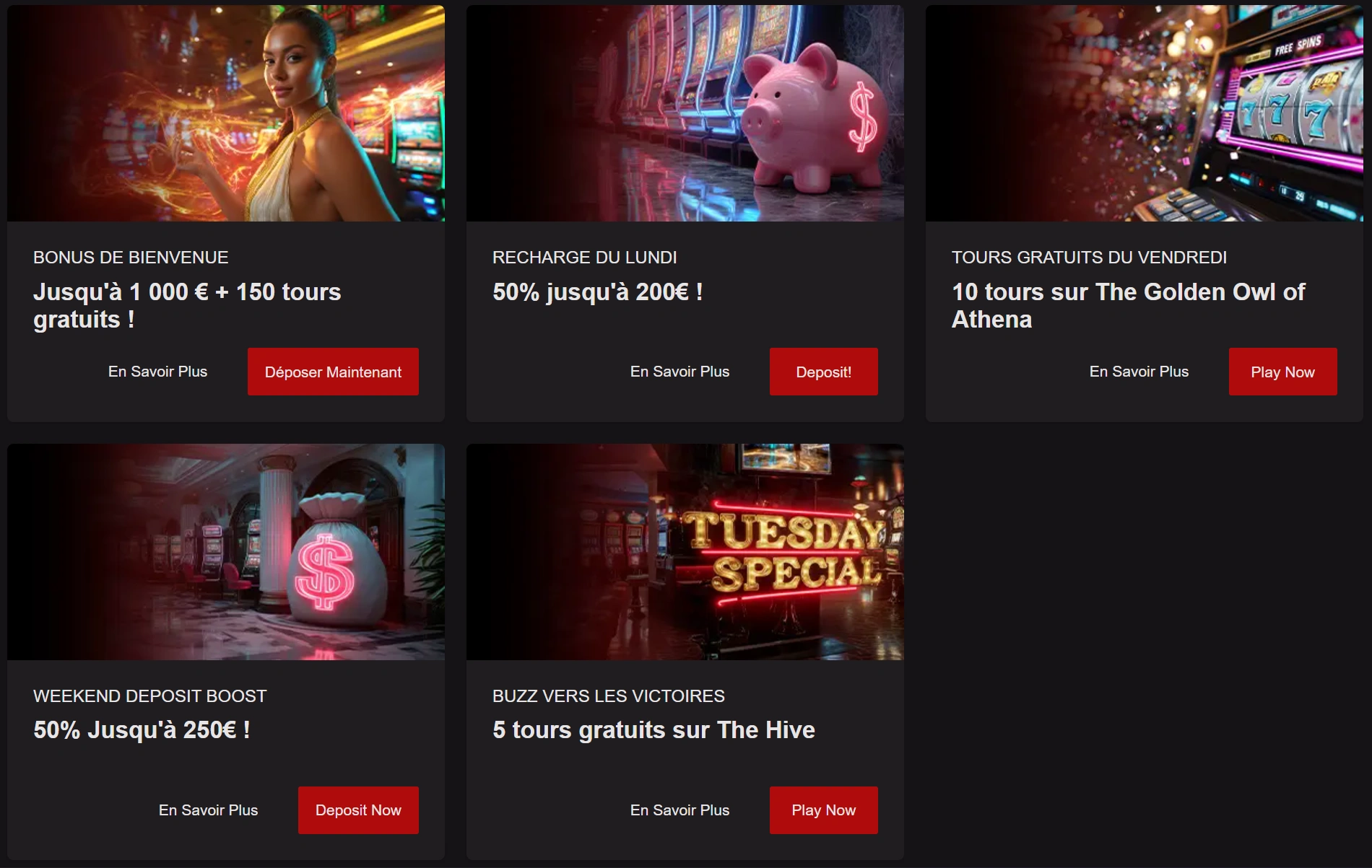 PlaceBet Casino Bonus et Promotions